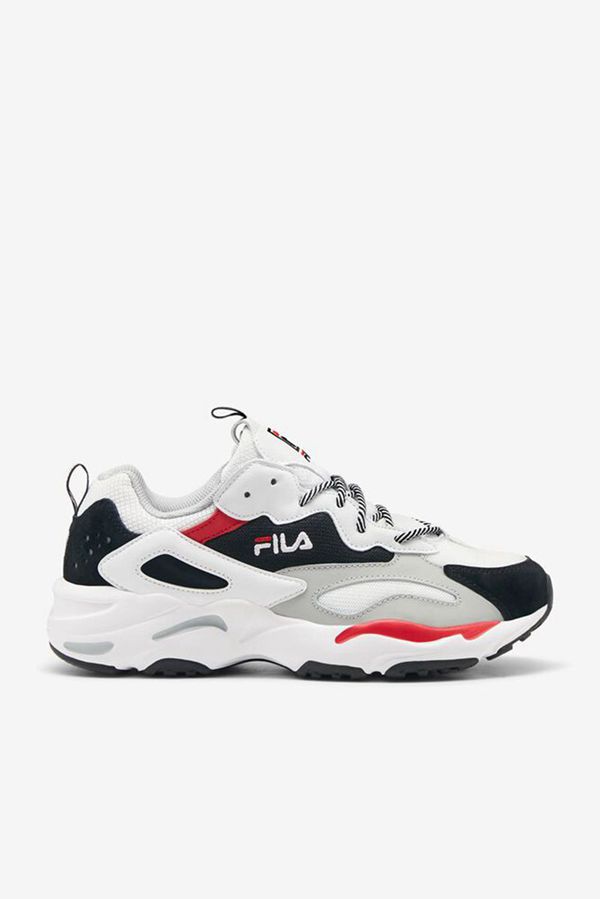 Zapatillas Fila Hombre Blancas / Negras - Ray Tracer - España 617023VDL